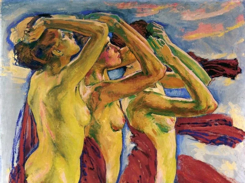 1868-Koloman Moser - tre nudi
